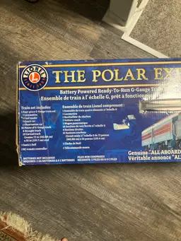 Lionel The Polar Express Ready-to-Run Battery Powered G-Gauge Train Set 7-11022