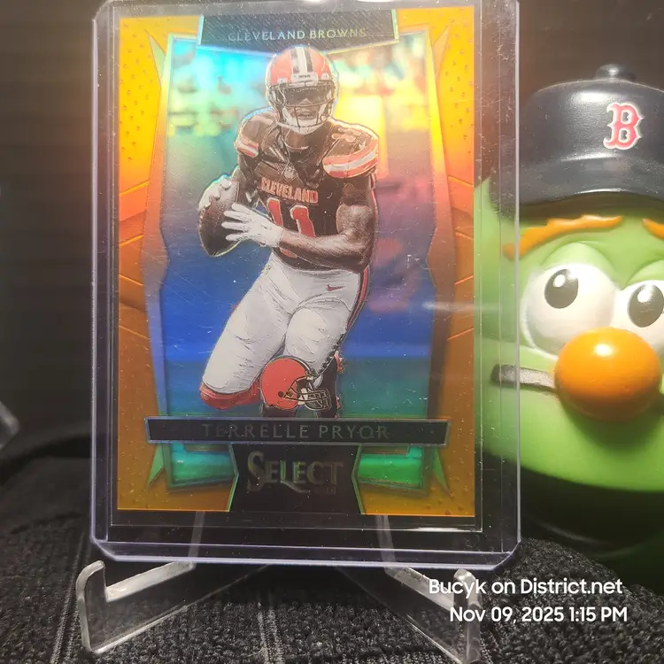 2016 Panini Select Orange - Terrelle Pryor Cleveland Browns 7/49