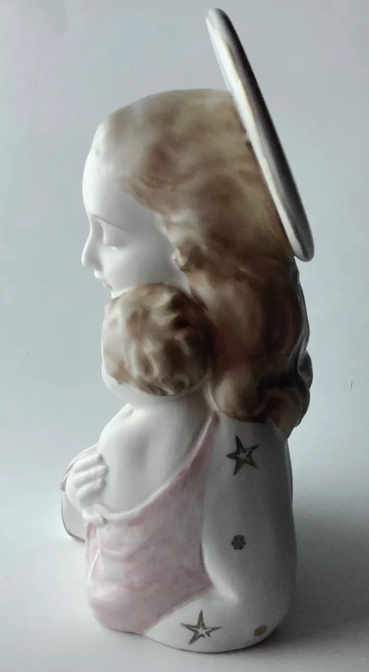 Christmas Mother and Child Planter Unique