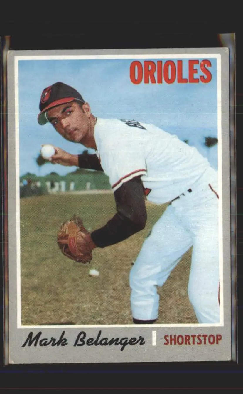 Mark Belanger 1970 Topps #615 - (pk6) - Baltimore Orioles