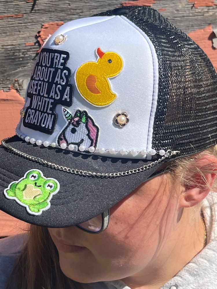 Custom Trucker Hat - Crayon
