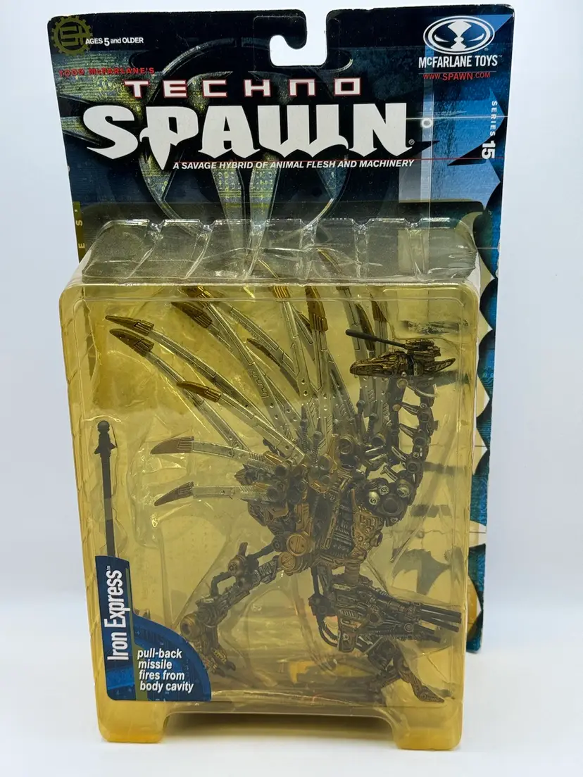 Techno SPAWN Iron Express Action Figure Series 15 McFarlane Toys 1999 NIP
