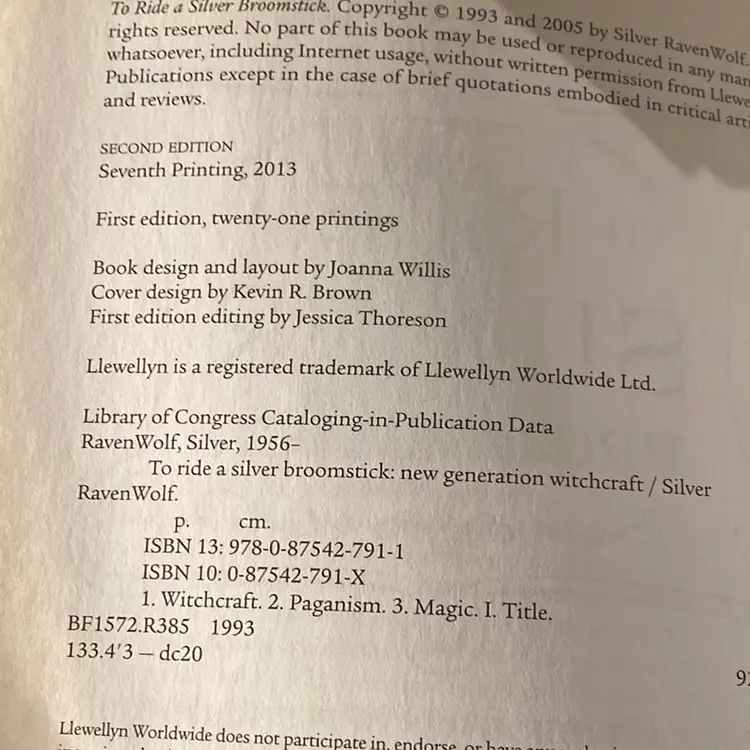 To Ride A Silver Broomstick By Silver Raven Wolf