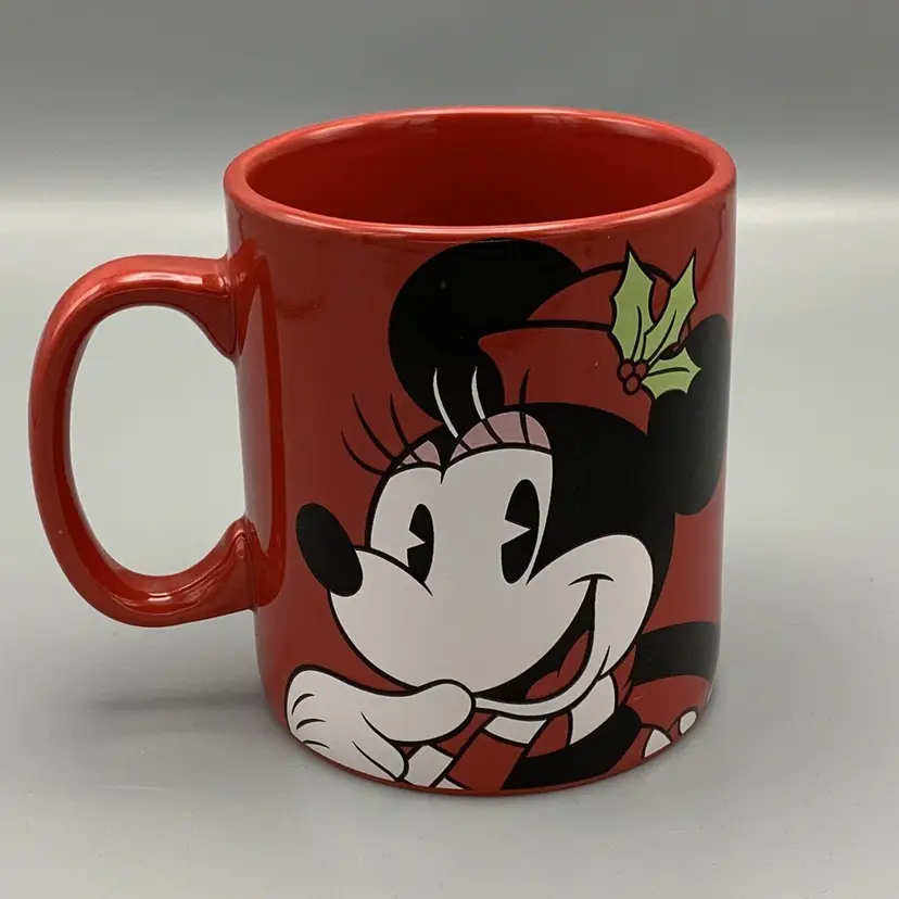 Minnie Mouse Christmas Disney Galerie Coffee Tea Mug Cup Red Oversized 24 oz