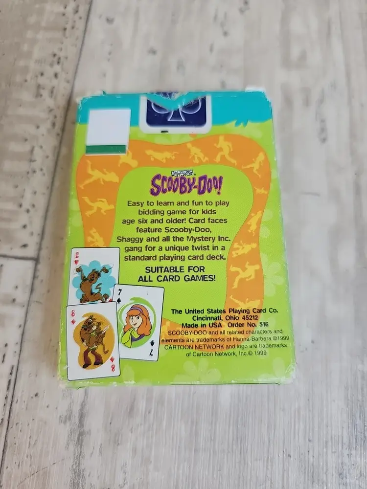 1999 Scooby-Doo Playing Cards – Complete Deck – Hanna-Barbera – Cartoon Network