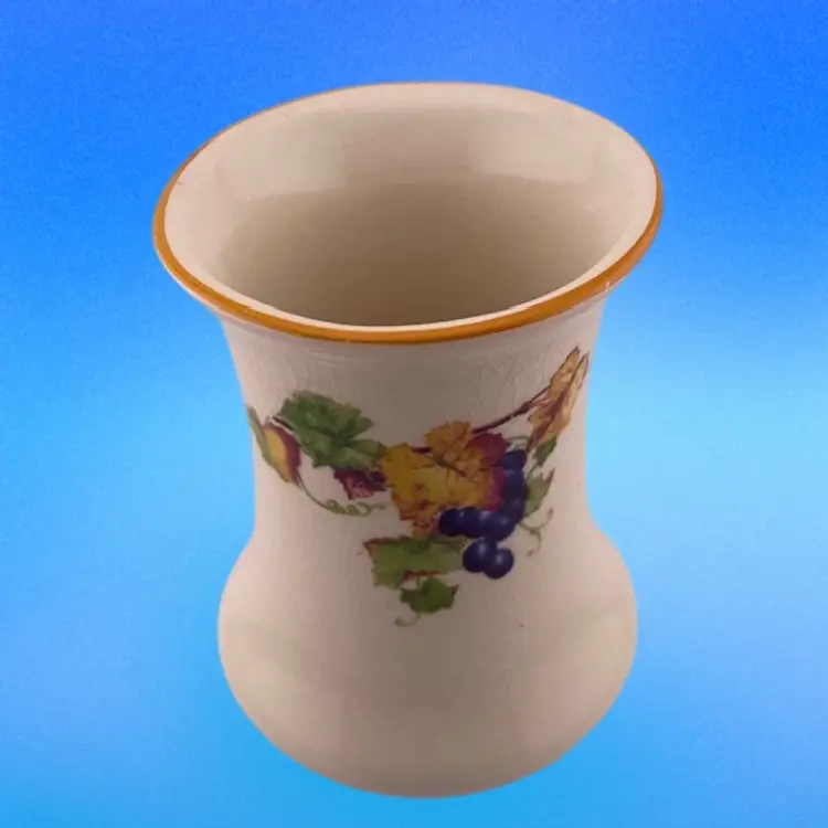 Vintage Burleigh Ware Vase Made in England 4.5" Tall x 3.5" Wide