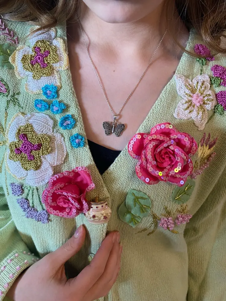 Vintage 90’s NWOT Storybook Knits Teapot Sweater