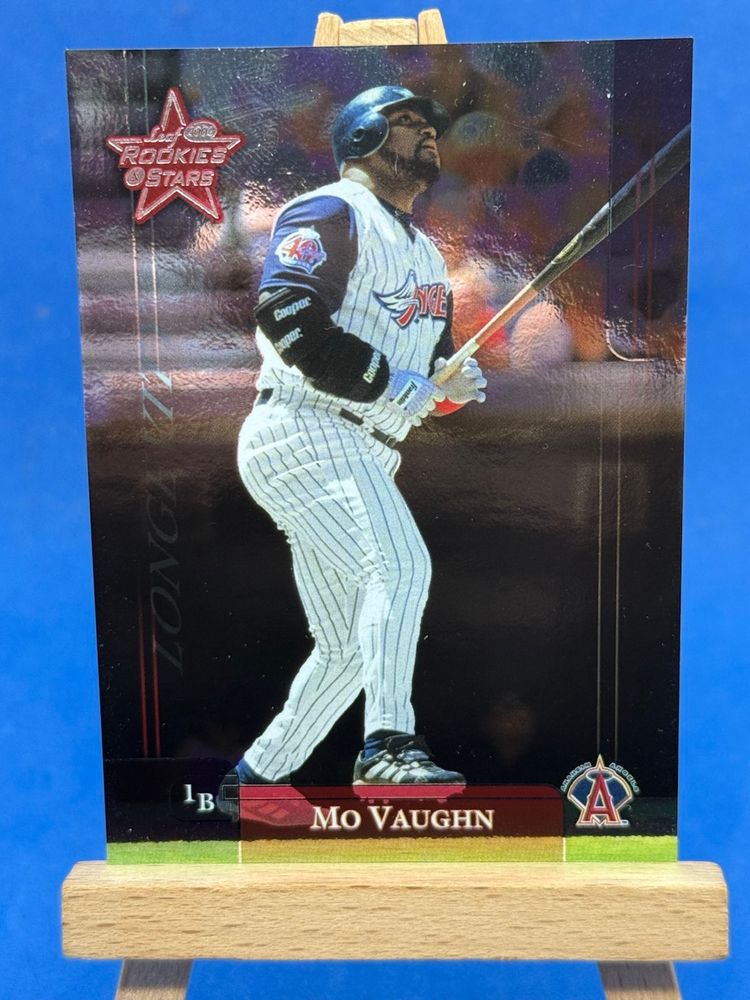 2002 Rookies & Stars Mo Vaughn #203 Longevity SP /100 Los Angeles Angels A39