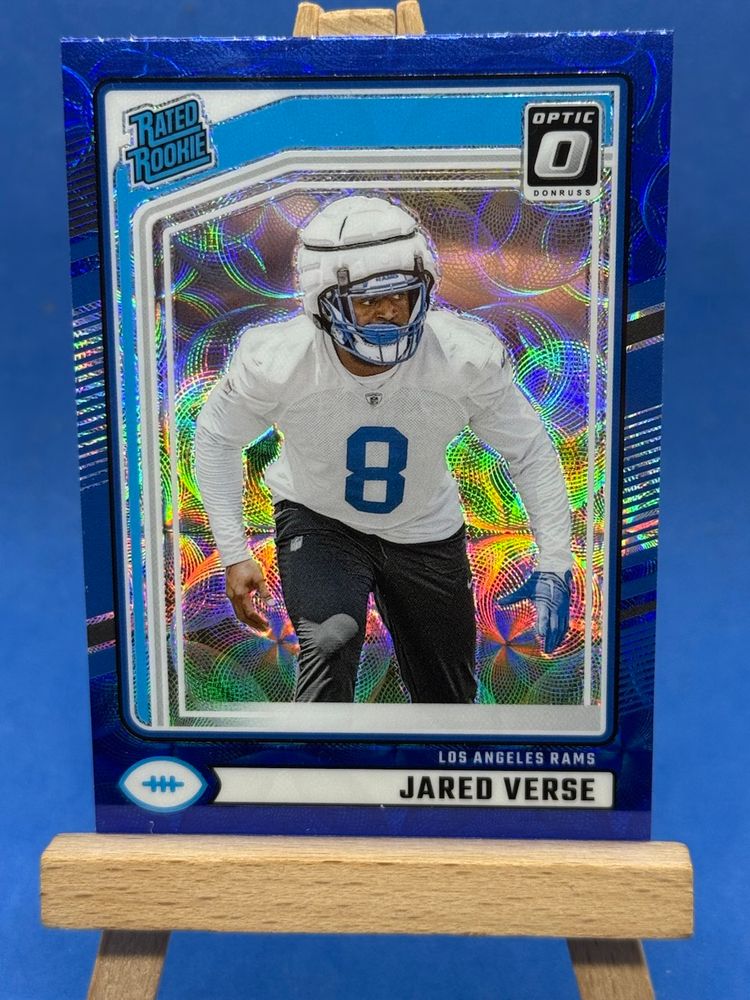 2024 Optic Jared Verse RC #341 Blue Scope Los Angeles Rams A37