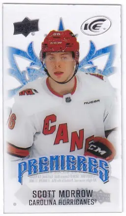2024-25 Upper Deck Ice Ice Premieres Minis #MPSM Scott Morrow Carolina Hurricanes Hockey Card