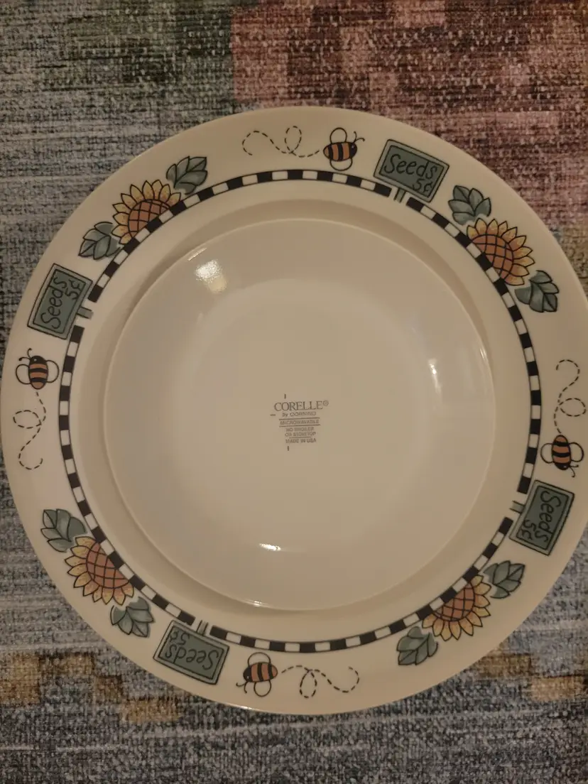 Corelle Sunblossoms Dish Set