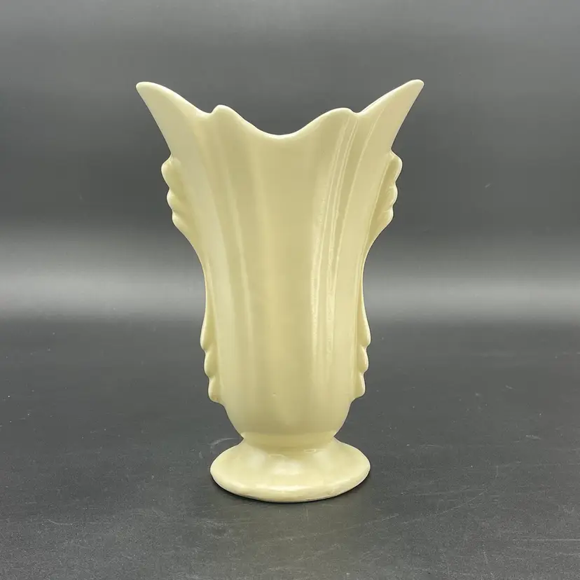 Shawnee Pottery White Art Deco Style Vase Planter