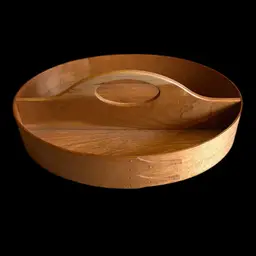 Hand-Made Shaker Oval Divided Carrier