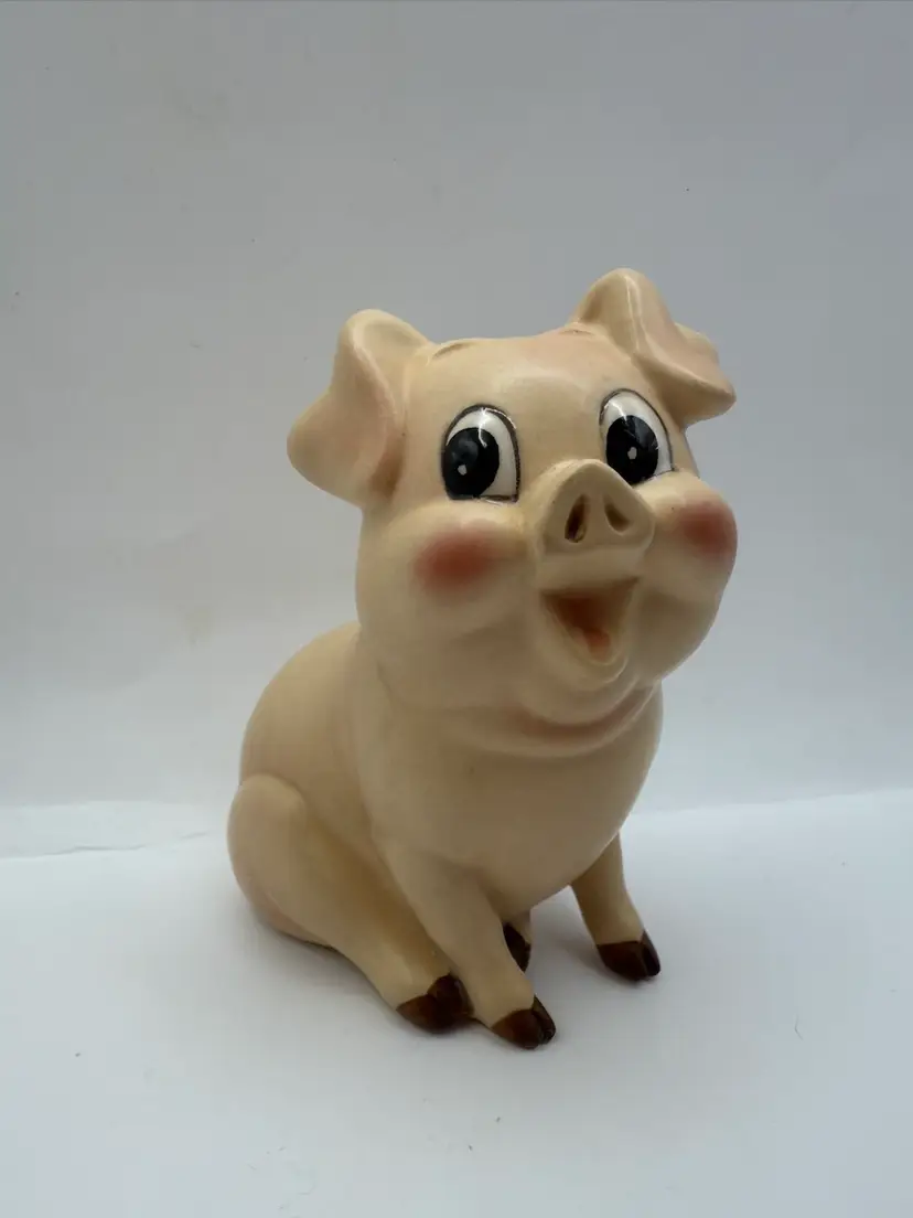 Josef Originals Anthropomorphic Happy Pig Figurine 4.25β