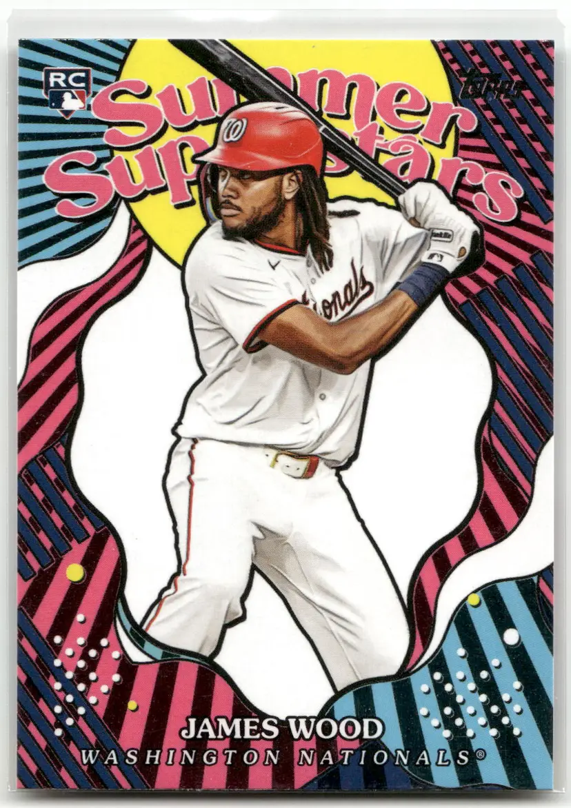 2023 Topps Summer Superstars James Wood Rookie Card - Nationals