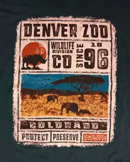Denver Zoo Conservation Alliance t-shirt preserve animal Colorado