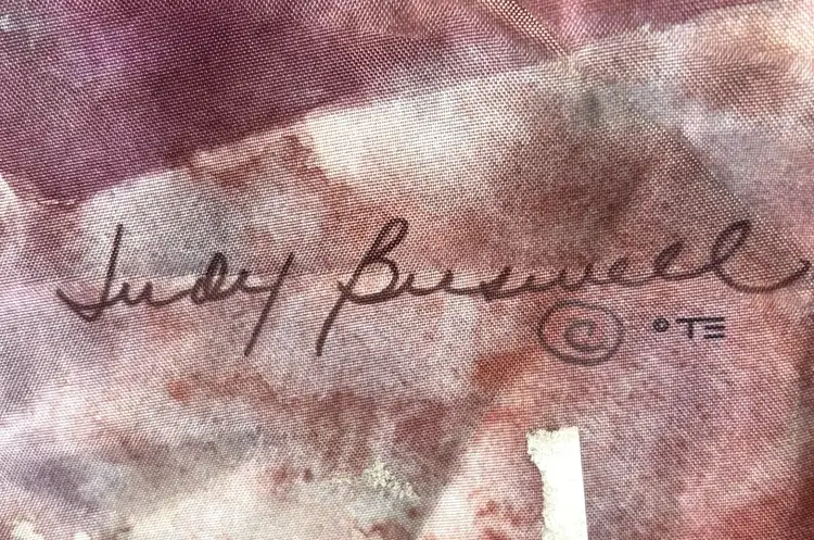 Vintage NEW Toland House OPEN Flag Sign Tie Dyed Flowers Design USA 36" x 24"