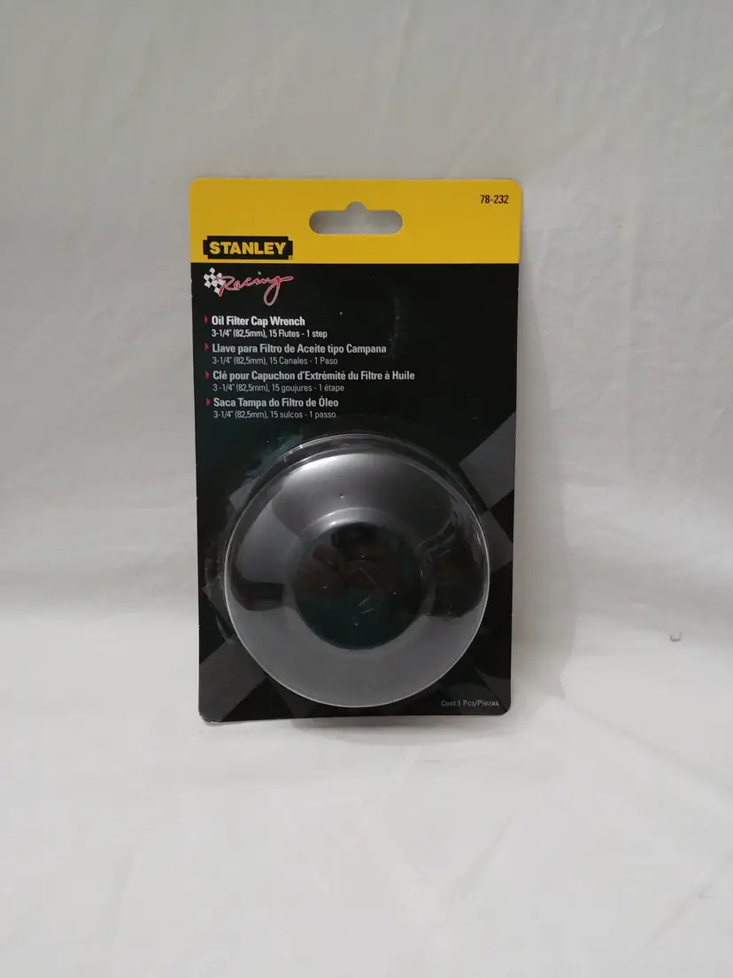 Stanley Racing Oil Filter Cap Wrench 78-232 New Sealed