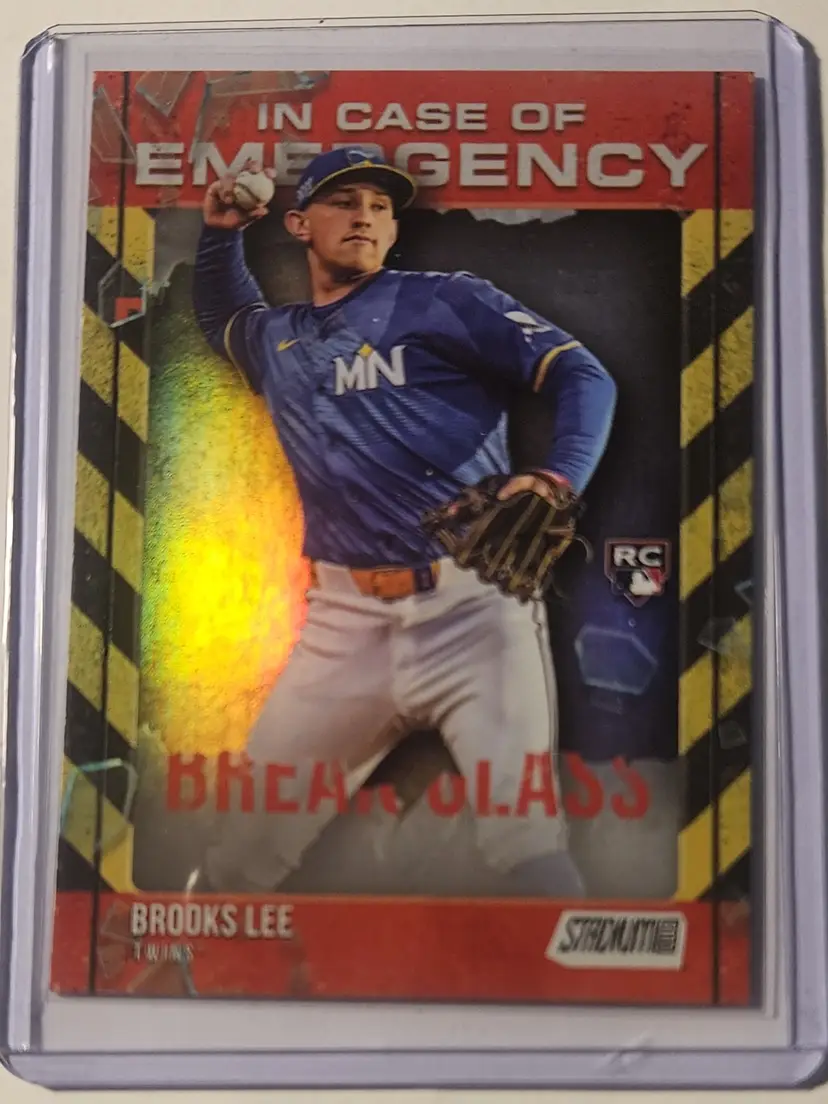 2025 Stadium Club In Case of Emergency Brooks Lee