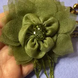 Handmade brooch for a gown