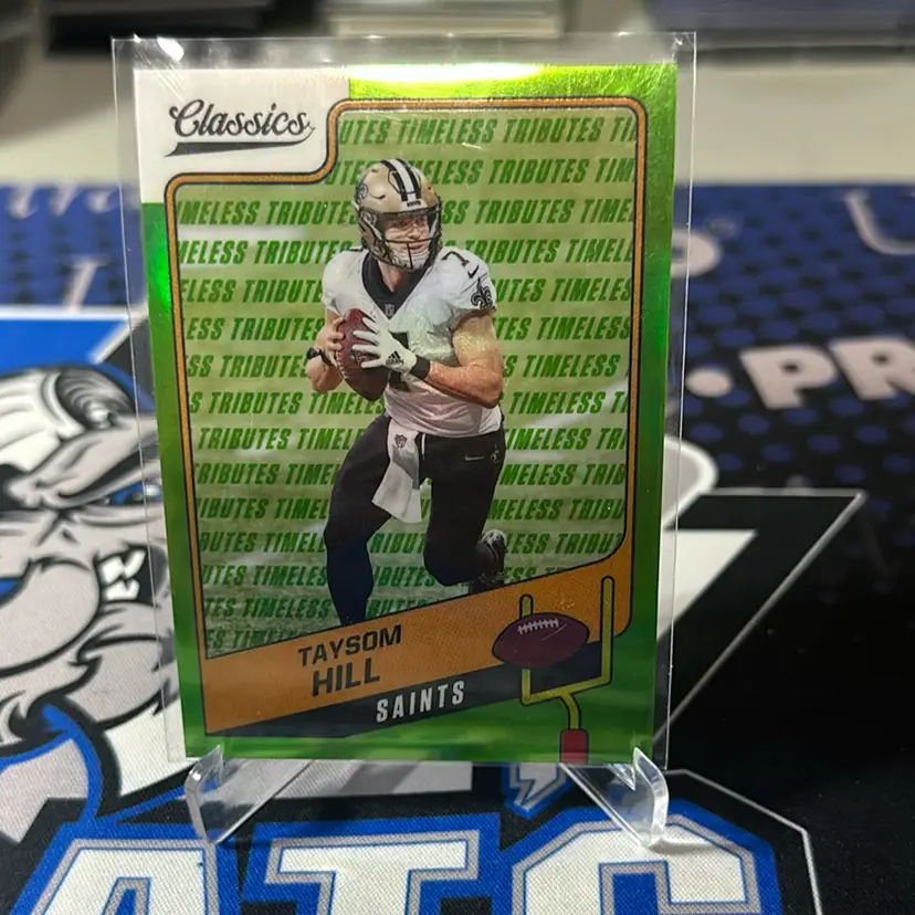 Taysom Hill 2021 Classics Green Tributes /20 New Orleans Saints 