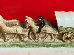 Conestoga Wagon Train Figurine by Sebastians Miniatures, 6" Wide