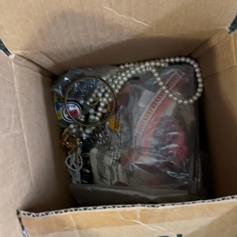 Large Box More Than 5 Pounds Of Flea Market Resell Craft Repair Jewelry