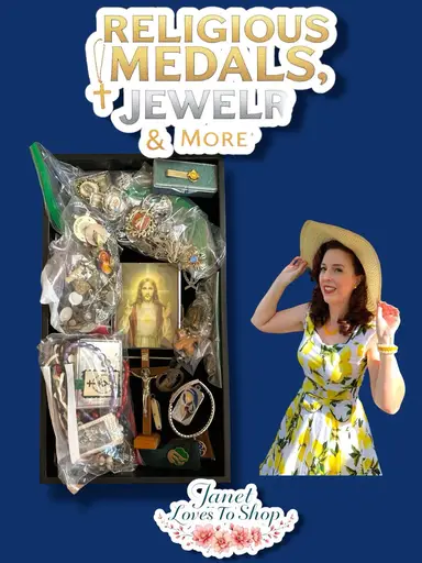 Let’s Dig Through My Tray Of Religious Medals, Jewelry & More! 🥰