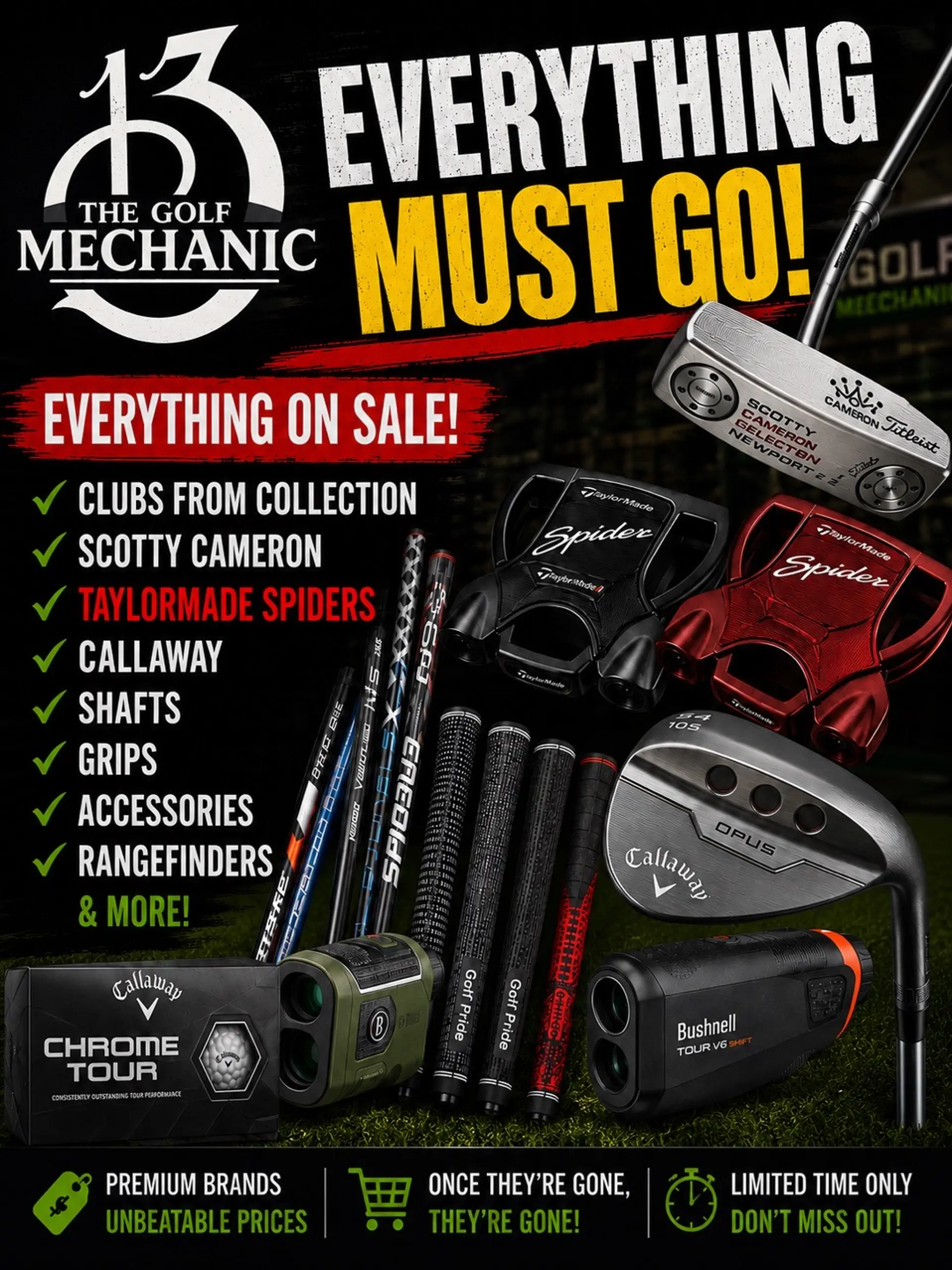 Sunday Lunchtime Steals And Deals!!! Even Some Items From My Personal Collection!! Crazy Scotty Cameron Items!!