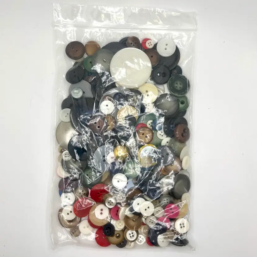 Medium Bag Of Assorted Coloured Buttons
