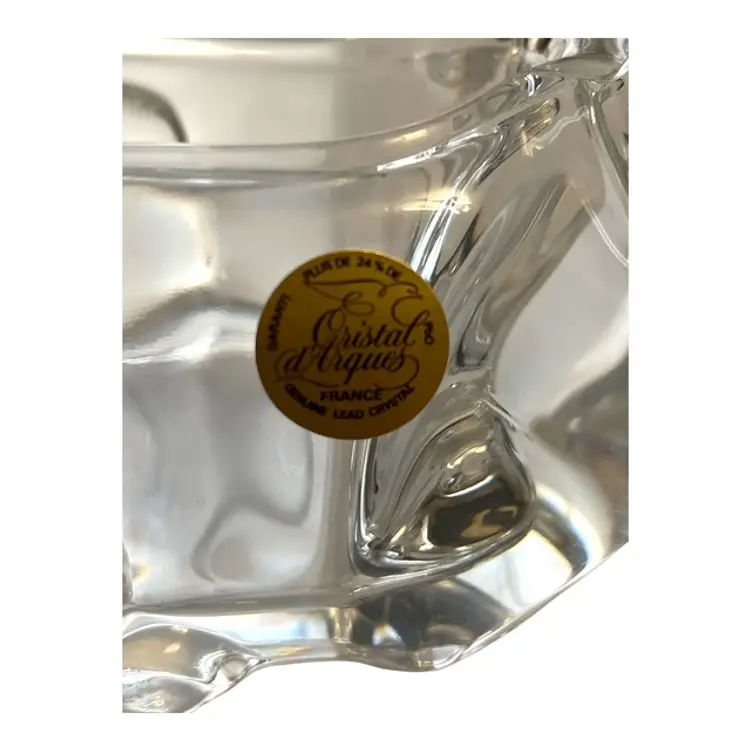 Vintage Cristal d’Arques Cochon Pig Crystal Dish – 24% Lead Crystal