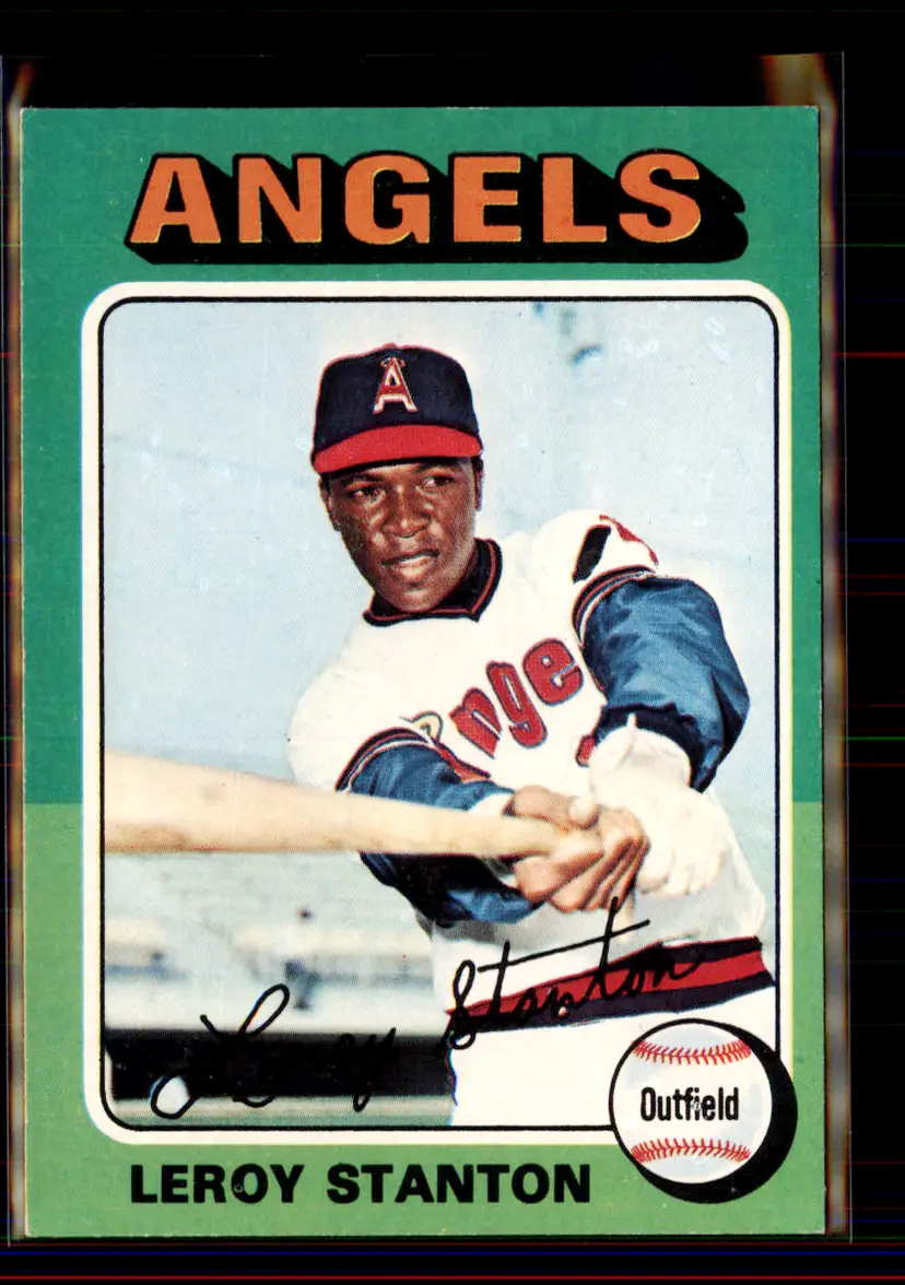 Leroy Stanton 1975 Topps #342 - California Angels - (pk4-234)