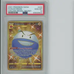 Pokémon 2021 Chilling Reign FA Electrode #222 PSA 10