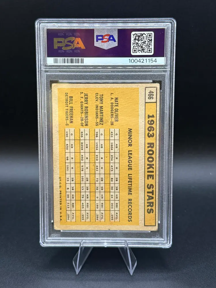 Bill Freehan 1963 Topps Rookie Stars Autograph PSA/DNA Certified #466