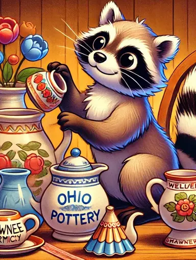 Ohio Pottery Featuring A Touch Of Colorado