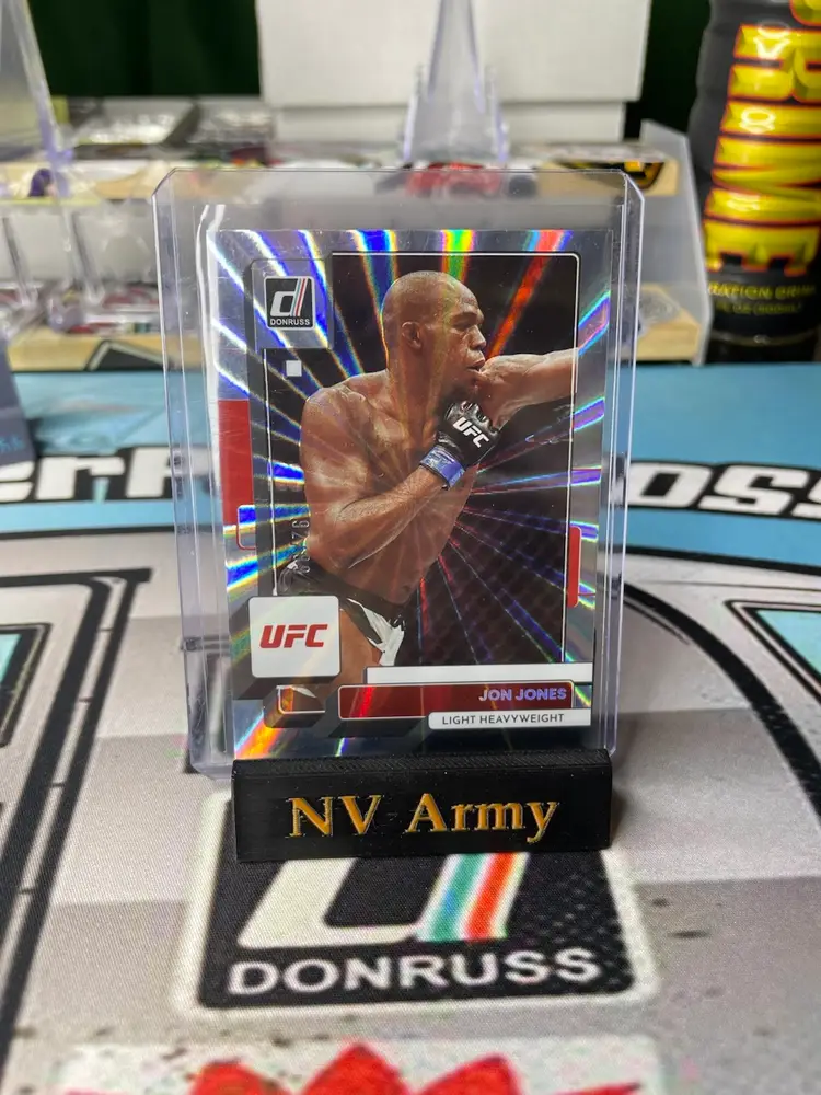 UFC- 2023 Panini Donruss Silver Laser Jon Jones /99