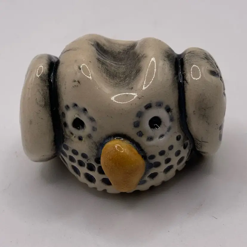 Whimsical Owl Figurine! 1 1/4” Tall!