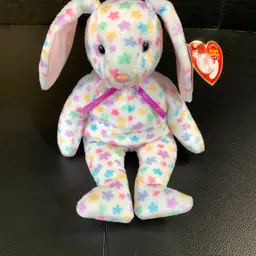 TY Beanie Baby Bunny "Springfield" Plush