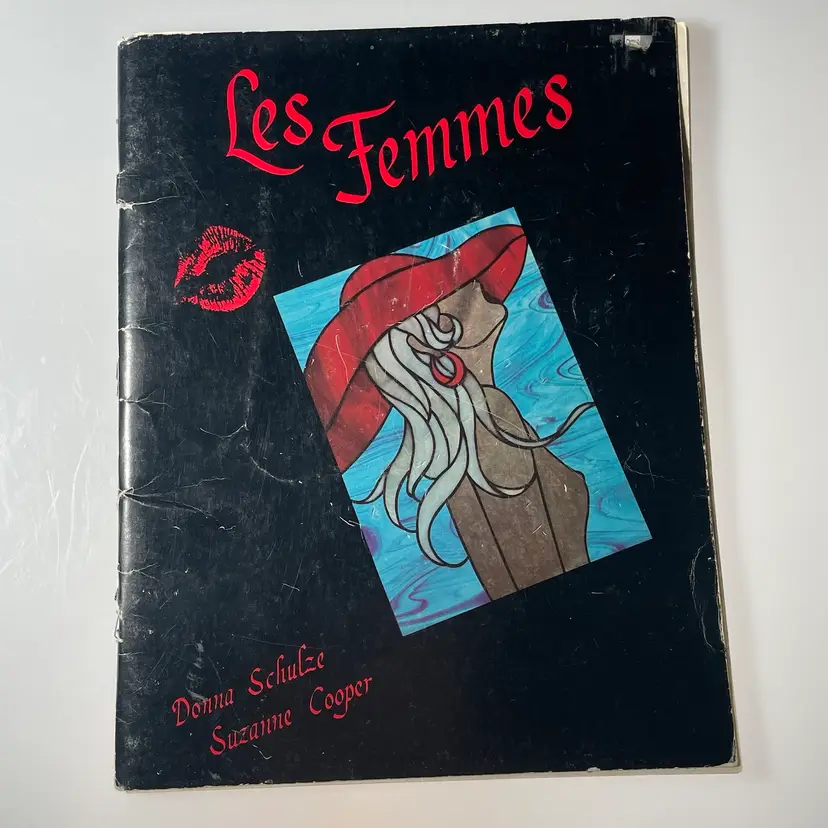 Les Femmes Stained Glass Art Patterns Donna Schulze Suzanne Cooper 1987