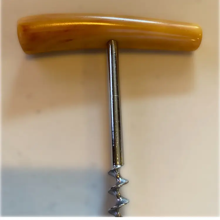 Vintage Butterscotch Bakelite Corkscrew