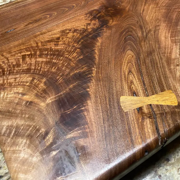 Claro Walnut live edge Charcuterie board