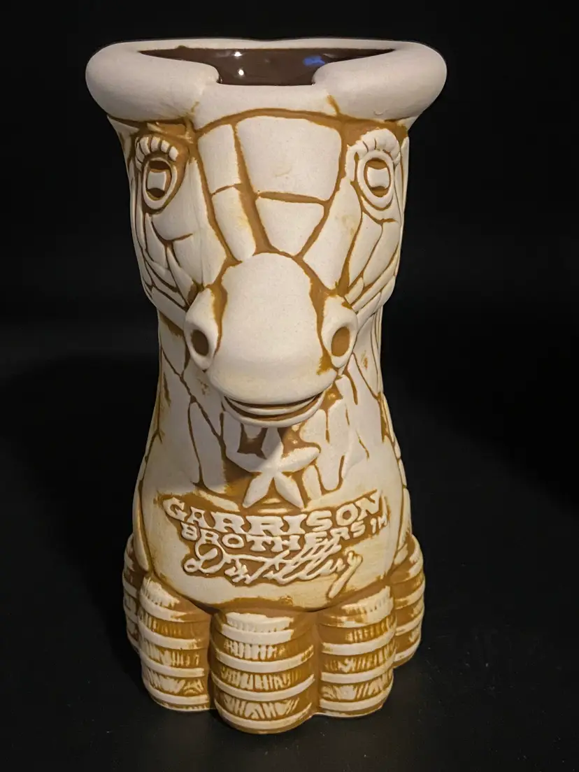 Tiki Farm 2022 Garrison Brothers Distillery "Ferdinand The Bull" Tiki Mug, 6.75"