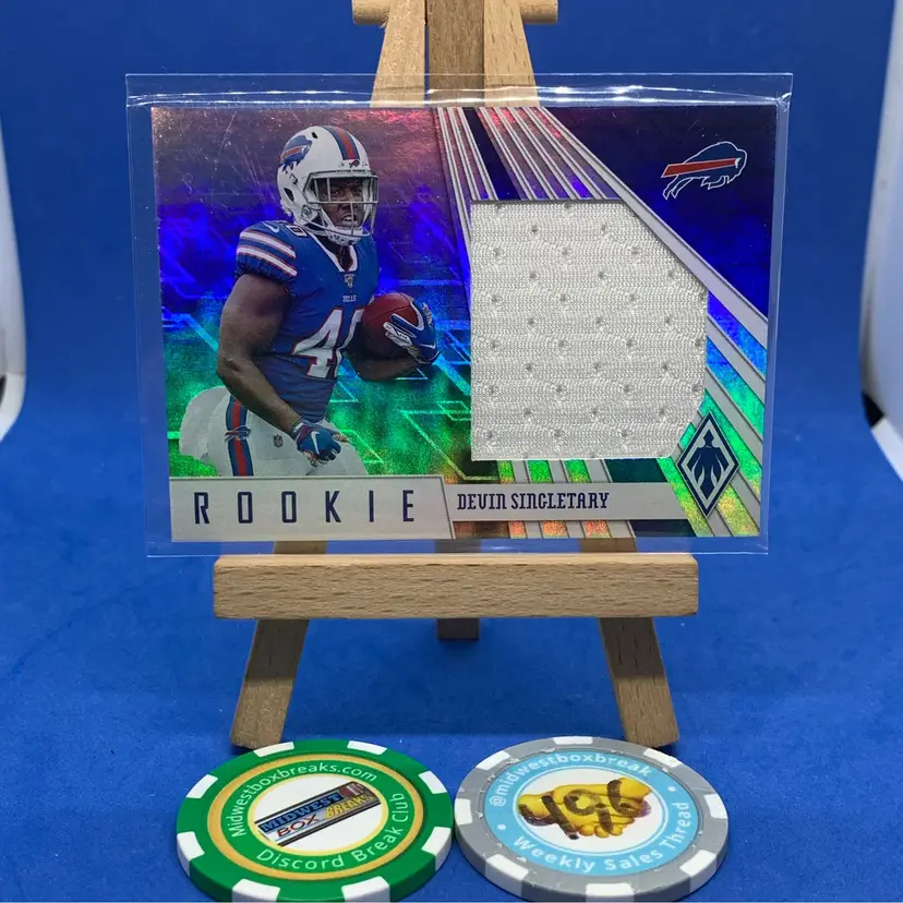 Devin Singletary 2019 Phoenix Rookie Relic RC /100 Buffalo Bills 