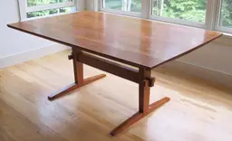 TRESTLE LEG DINING ROOM TABLE