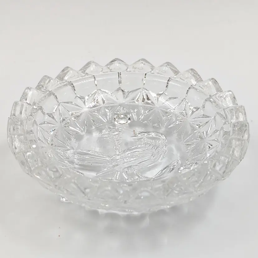Hofbauer Byrdes Bird Crystal Trinket / Salt Dish