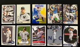 Aaron Judge Lot of 10 Base and Insert Cards