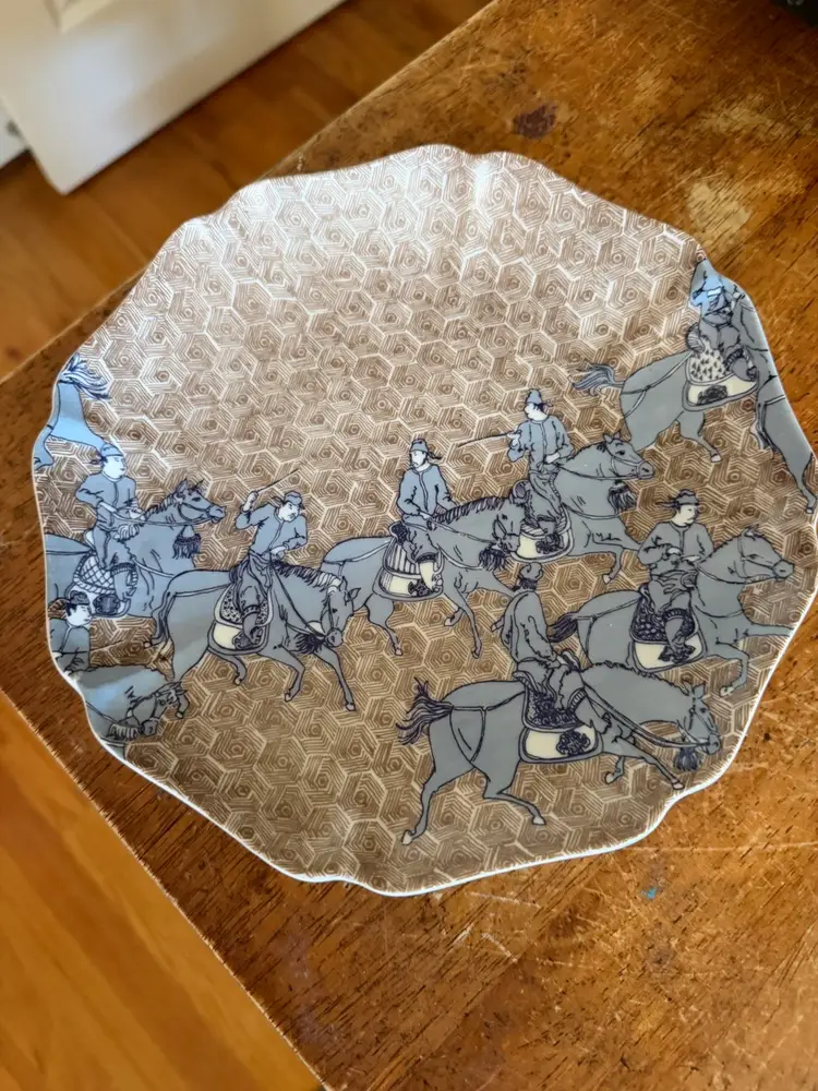 Fitz & Floyd Japanese Design Plate