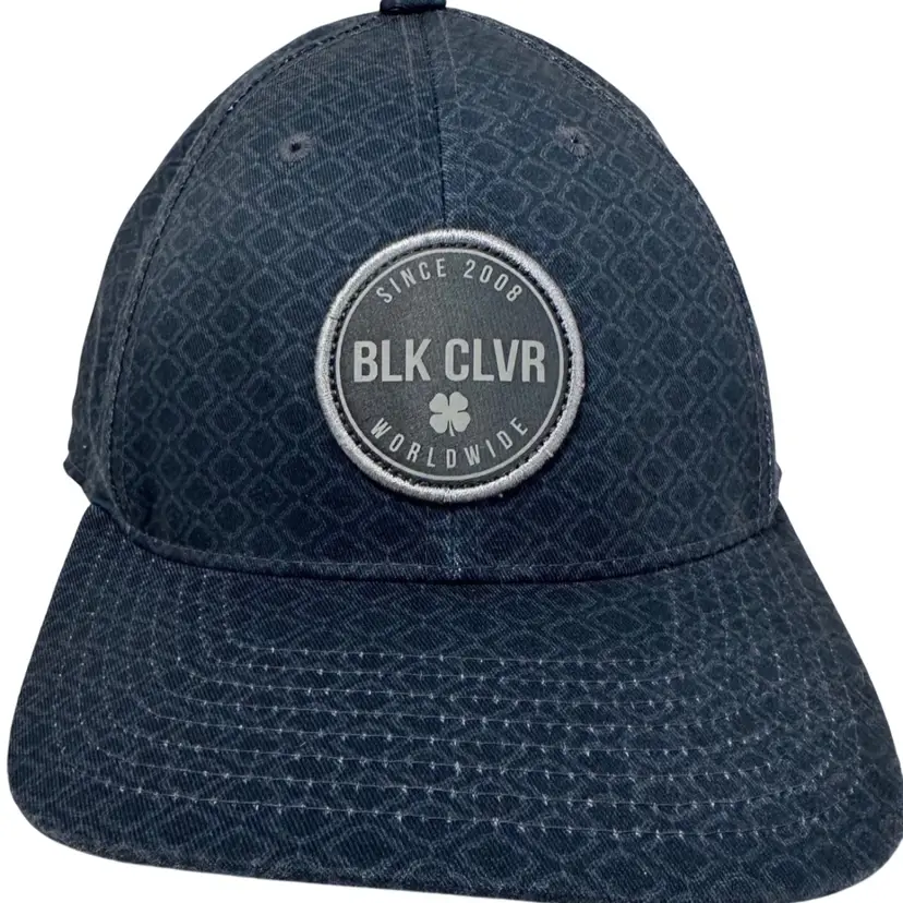 Blue Diamond Black Clover Lucky Brand Golf Snapback