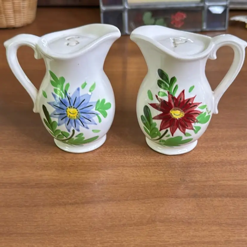 Vintage National Potteries Salt And Pepper Shakers