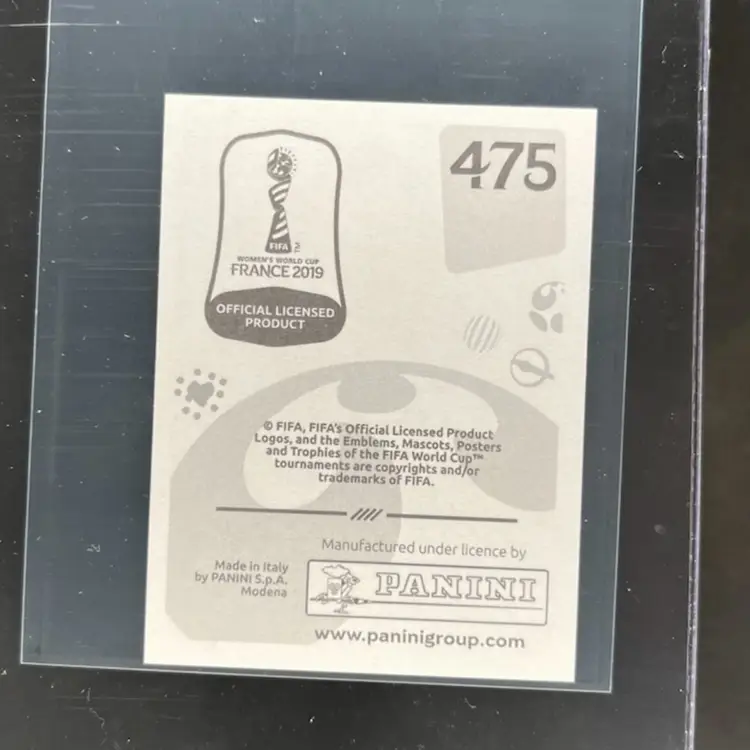 Kosovare Asllani 2019 Panini Women’s World Cup Sticker Sweden Soccer Card